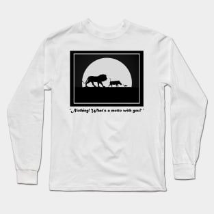 Lion King What's a motto with you? Long Sleeve T-Shirt